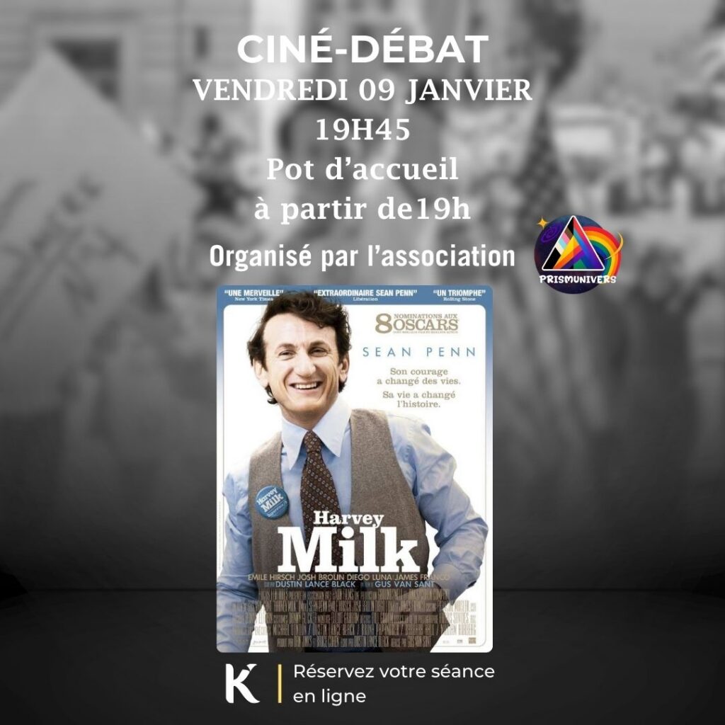 Ciné Débat, Harvey Milk titre sur une ligne
